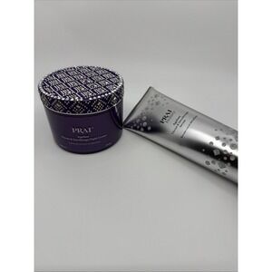 Prai Beauty Ageless Throat & Décolletage Jewelled Night Creme & Serum Set Of Two